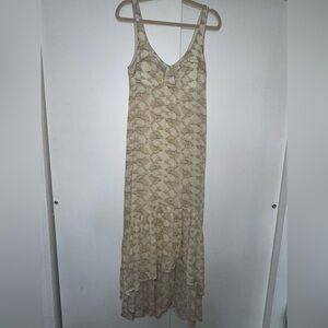 Free people love bird maxi dress high low boho